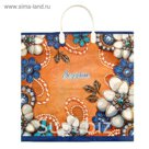 Пакет "Жозефина", полиэтиленовый с пластиковой ручкой, 38х35 см, 90 мкм