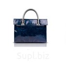 Кожаная сумка для Macbook Air/Pro 13/15" Chief Blue/Grey