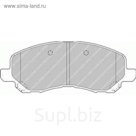 Колодки тормозные дисковые FERODO FDB1621