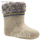 Валенки детские "Медвежонок" с отделкой МИКС, р. 27