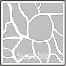 Тротуарная плитка Тучка 350*350*40 цвет серый