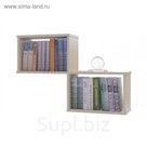 Полка книжная "ПК 1", ЛДСП, цвет дуб сонома