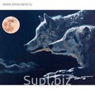 Рисование по номерам "Волки"