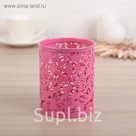 Подставка для столовых приборов "Розы", круглая, цвет МИКС