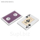 Карты для покера "Fournier 818 Casino Europe", пластик, фиолетовая рубашка