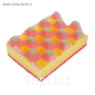 Губка поролоновая ANTIBACTERIAL 1шт