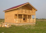 Дом из профилированного бруса 8,0 м х 8,0 м
