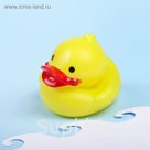 Игрушка-пищалка для ванны «Утка», цвета МИКС
