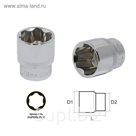 Головка торцевая MASTER, 24 мм, 3/8", профиль SUPERLOCK