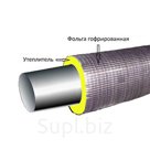 Гофрированная фольга применяется для утепления технических трубопроводов поверх теплоизоляции  из минераловатного утеплителя.