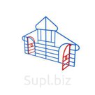 Игровое уличное оборудование Лаз Домик ИО 645