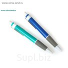 Ручка шариковая автоматическая с резиновым держателем МИКС стержень синий