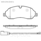 Колодки тормозные  REMSA 160202