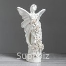 Ваза статуэтка Нимфа белая лепка