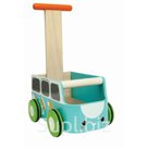 Игрушка каталка Автобус голубая