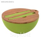Набор для сервировки салата CooknCo, 25 см, 3.6 л, 4 предмета
