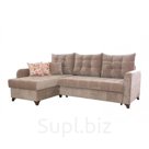 Угловой диван Валери с универсальным углом цвет песочный