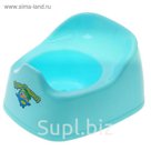 Горшок детский, цвет голубой