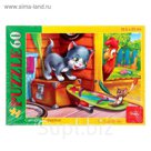 Пазлы "Котенок и мышонок", 60 элементов