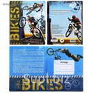 Тетрадь 48 листов "Велоспорт", клетка, выб.лак., конгрев, тиснение