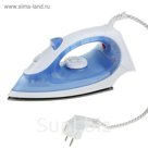 Утюг LuazON LU-02, 1200Вт, тефлоновая подошва, синий