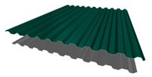 Профнастил С-21 RAL 6026 Опал 1.07 (1,00)т.0,45