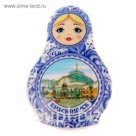 Магнит в форме матрёшки "Красноярск"