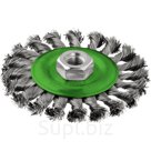 ЩЕТКА ДИСК М14 0.5X115мм ПУЧКИ INOX