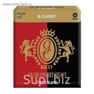 Трости для кларнета Bb Rico RGT10BCL350 Grand Concert Select Thick Blank, размер 3.5, 10шт
