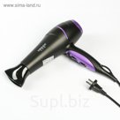 Фен DELTA LUX DL-0442, 2400Вт, 5 режимов, холод. обдув, черно-фиолетовый