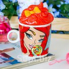 Кружка причёски "Горячая штучка" 300 мл