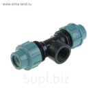 Тройник ПНД STR, 20 мм х 3/4" х 20 мм, внутреняня резьба