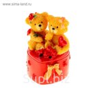 Шкатулка "Влюбленные мишки" МИКС