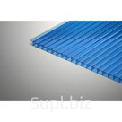 Сотовый поликарбонат СТАНДАРТ 10х2100х12000мм синий 30%