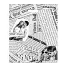 Пакет вырубная ручка 600х500х0,100 ПВД "Газета" БИГ 20кг 25 шт/200