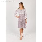 Сорочка женская Капучино цвет коричневый, р-р 46