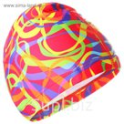 Шапочка для плавания, взрослая OL-027, текстиль, цвет розовый