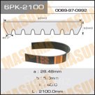 Ремень приводной  Masuma 6PK2100