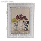 Ключница  "Яркие цветы" багет  18х23х5 см