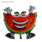 Шар фольгированный 18" "Арбуз с улыбкой"