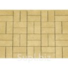 Тротуарная плитка Кирпичик 200х100х40 Желтый