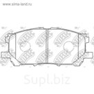 Колодки тормозные дисковые NIBK PN1497