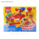 Пластилин на растительной основе набор 6 цветов*микс Ristorante Italiano 2/100г , 4/35г 3038