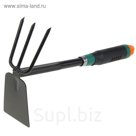 Мотыжка комбинированная, длина 34см, пластиковая ручка