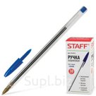 Ручка шариковая STAFF, синяя, 141672