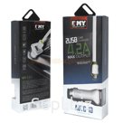 Автомобильное з/у EMY MY-115m (4.2A Fast Charge - 2 USB) с кабелем в комплекте