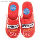 Обувь домашняя мужская "Мужик в доме", S/40-41
