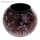 Подсвечник "Фантазия", цвет кофе