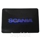 Держатель автомобильный коврик липкий резиновый с логотипом Scania
