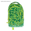 Рюкзак молодежный эргономичная спинка Hatber 42*30*20 Street «Камуфляж», зелёный NRk_17088